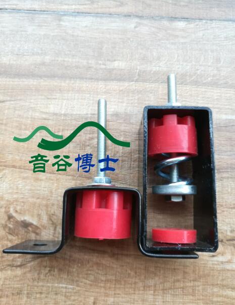 惠州吊顶减震器轻钢龙骨减振器U型阻尼弹簧隔音减震吊钩厂家